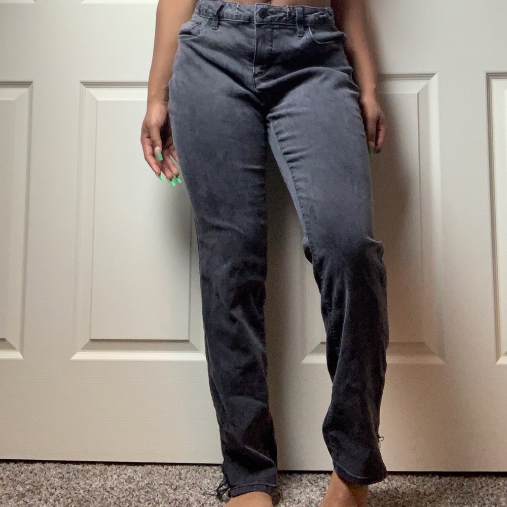 Black/grey boyfriend jeans